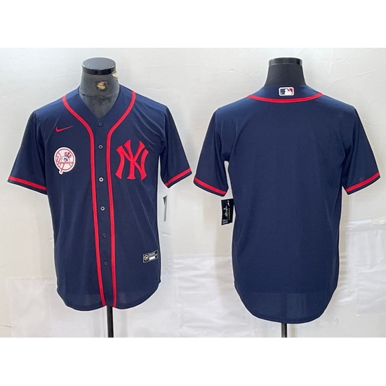 Men New York Yankees Navy Cool Base Stitched Baseball Jersey 35 Men New York Yankees Navy Cool Base Stitched Baseball Jersey 35