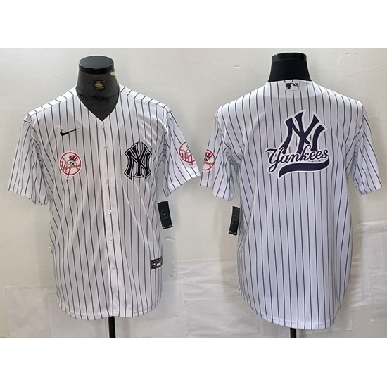 Men New York Yankees White Team Big Logo Cool Base Stitched Baseball Jersey 40 Men New York Yankees White Team Big Logo Cool Base Stitched Baseball Jersey 40