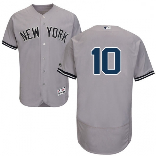 Mens Majestic New York Yankees 10 Phil Rizzuto Grey Road Flex Base Authentic Collection MLB Jersey Mens Majestic New York Yankees 10 Phil Rizzuto Grey Road Flex Base Authentic Collection MLB Jersey