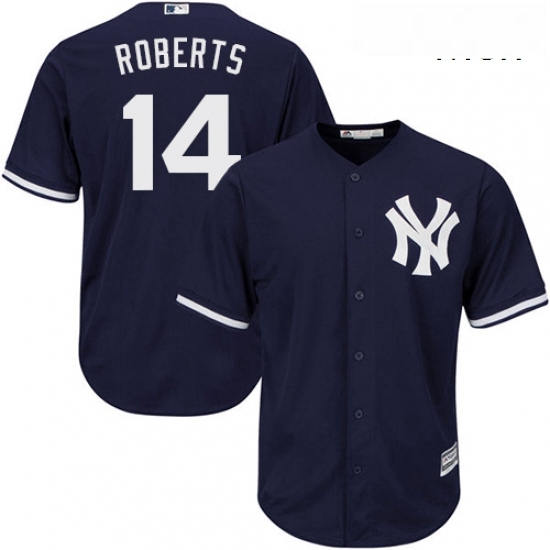 Mens Majestic New York Yankees 14 Brian Roberts Replica Navy Blue Alternate MLB Jersey Mens Majestic New York Yankees 14 Brian Roberts Replica Navy Blue Alternate MLB Jersey