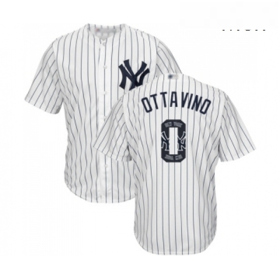 Mens New York Yankees 0 Adam Ottavino Authentic White Team Logo Fashion Baseball Jersey Mens New York Yankees 0 Adam Ottavino Authentic White Team Logo Fashion Baseball Jersey