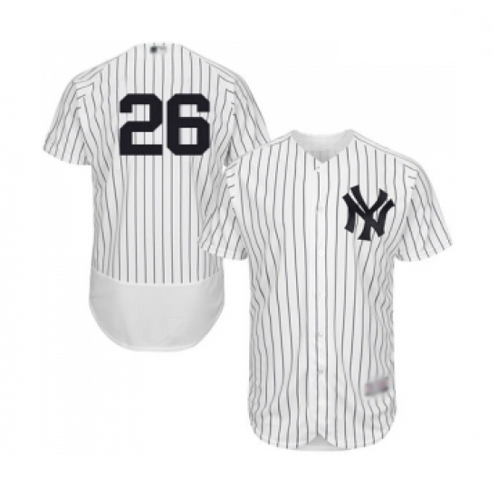 Mens New York Yankees 26 DJ LeMahieu White Home Flex Base Authentic Collection Baseball Jersey Mens New York Yankees 26 DJ LeMahieu White Home Flex Base Authentic Collection Baseball Jersey