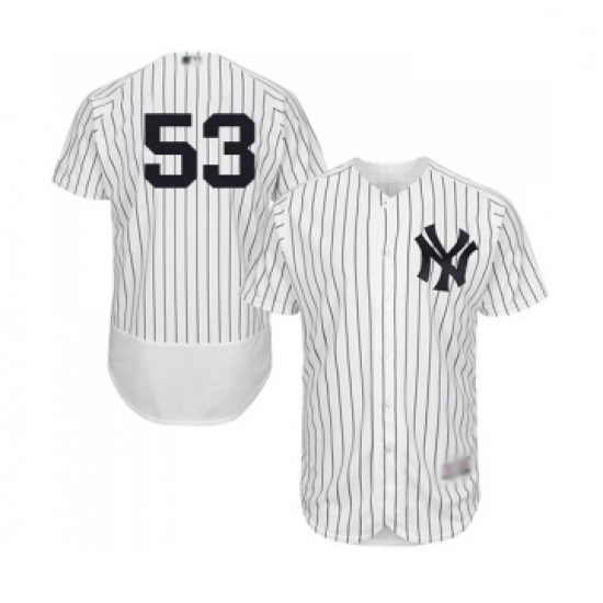 Mens New York Yankees 53 Zach Britton White Home Flex Base Authentic Collection Baseball Jersey Mens New York Yankees 53 Zach Britton White Home Flex Base Authentic Collection Baseball Jersey