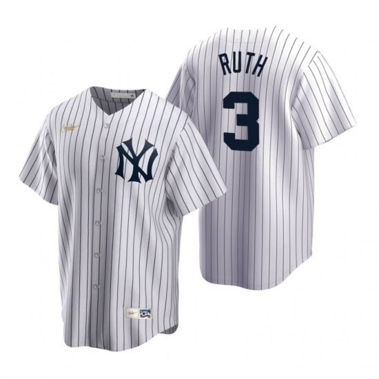 Mens Nike New York Yankees 3 Babe Ruth White Cooperstown Collection Home Stitched Baseball Jerse Mens Nike New York Yankees 3 Babe Ruth White Cooperstown Collection Home Stitched Baseball Jerse