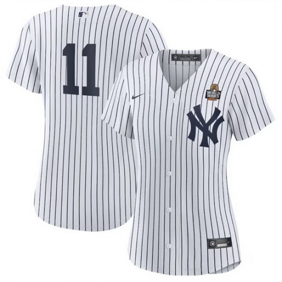 Women New York Yankees 11 Anthony Volpe White 2024 World Series Cool Base Stitched Baseball Jersey Women New York Yankees 11 Anthony Volpe White 2024 World Series Cool Base Stitched Baseball Jersey