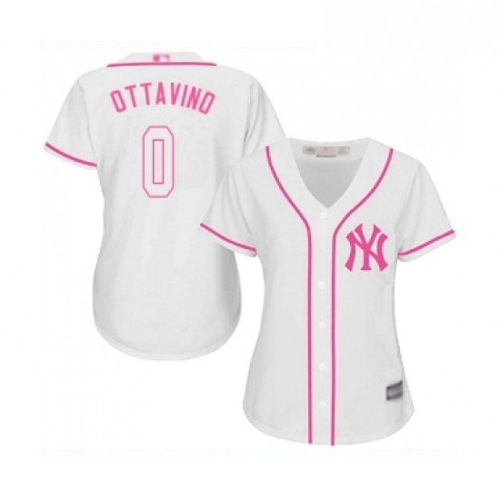 Womens New York Yankees 0 Adam Ottavino Authentic White Fashion Cool Base Baseball Jersey Womens New York Yankees 0 Adam Ottavino Authentic White Fashion Cool Base Baseball Jersey