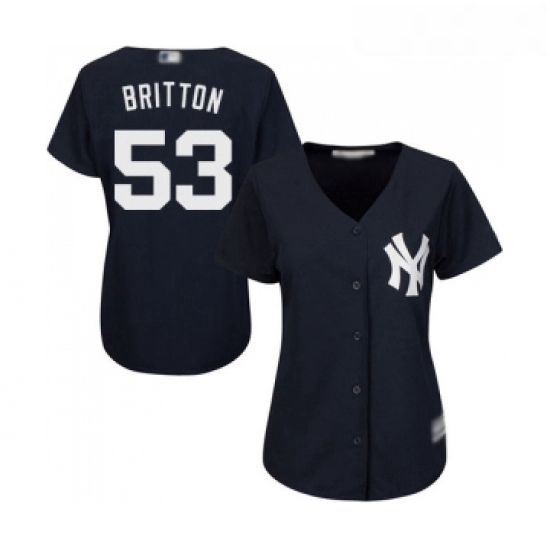Womens New York Yankees 53 Zach Britton Authentic Navy Blue Alternate Baseball Jersey Womens New York Yankees 53 Zach Britton Authentic Navy Blue Alternate Baseball Jersey