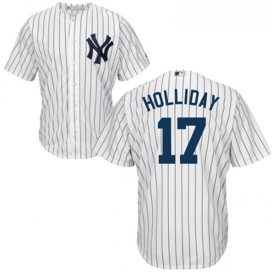 Youth Majestic New York Yankees 17 Matt Holliday Authentic White Home MLB Jersey Youth Majestic New York Yankees 17 Matt Holliday Authentic White Home MLB Jersey