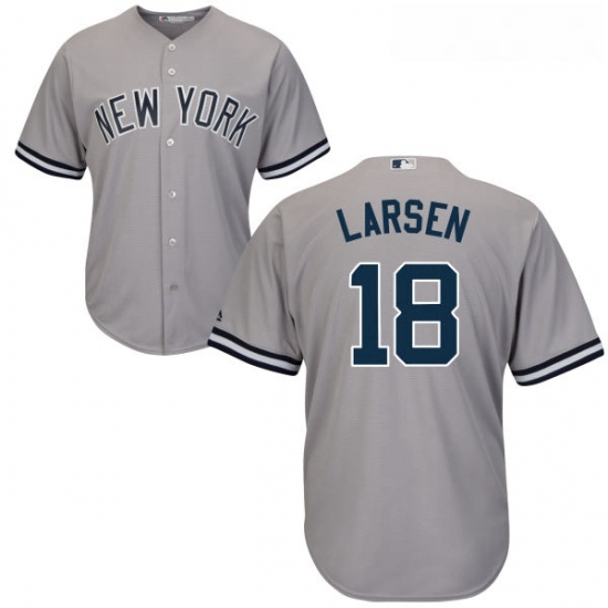 Youth Majestic New York Yankees 18 Don Larsen Authentic Grey Road MLB Jersey Youth Majestic New York Yankees 18 Don Larsen Authentic Grey Road MLB Jersey