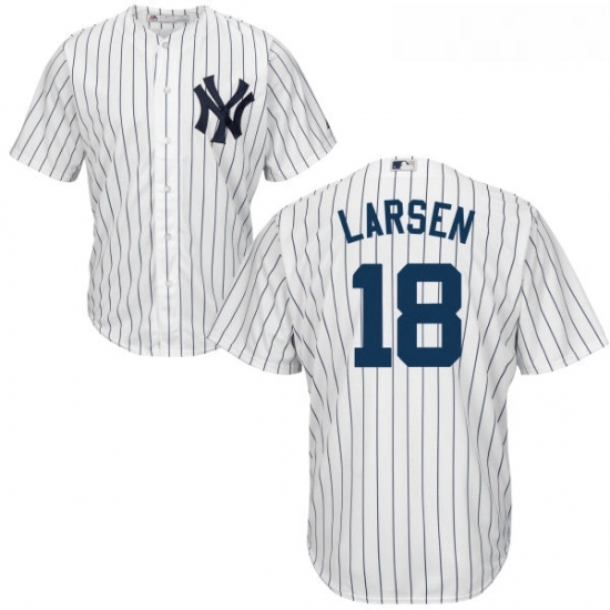 Youth Majestic New York Yankees 18 Don Larsen Replica White Home MLB Jersey Youth Majestic New York Yankees 18 Don Larsen Replica White Home MLB Jersey