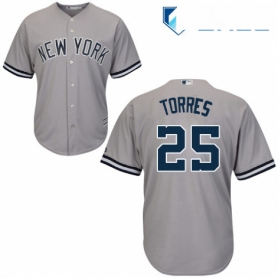 Youth Majestic New York Yankees 25 Gleyber Torres Authentic Grey Road MLB Jersey Youth Majestic New York Yankees 25 Gleyber Torres Authentic Grey Road MLB Jersey