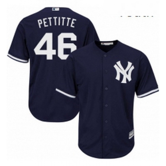 Youth Majestic New York Yankees 46 Andy Pettitte Authentic Navy Blue Alternate MLB Jersey Youth Majestic New York Yankees 46 Andy Pettitte Authentic Navy Blue Alternate MLB Jersey