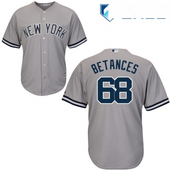 Youth Majestic New York Yankees 68 Dellin Betances Replica Grey Road MLB Jersey Youth Majestic New York Yankees 68 Dellin Betances Replica Grey Road MLB Jersey