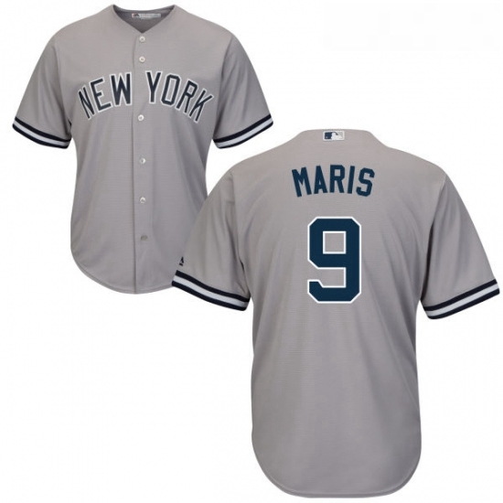 Youth Majestic New York Yankees 9 Roger Maris Replica Grey Road MLB Jersey Youth Majestic New York Yankees 9 Roger Maris Replica Grey Road MLB Jersey