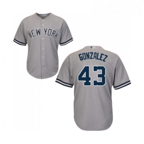 Youth New York Yankees 43 Gio Gonzalez Authentic Grey Road Baseball Jersey Youth New York Yankees 43 Gio Gonzalez Authentic Grey Road Baseball Jersey