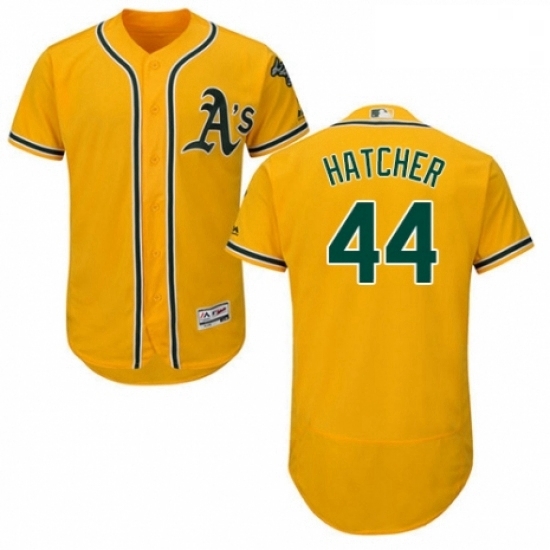 Mens Majestic Oakland Athletics 44 Chris Hatcher Gold Alternate Flex Base Authentic Collection MLB Jersey Mens Majestic Oakland Athletics 44 Chris Hatcher Gold Alternate Flex Base Authentic Collection MLB Jersey