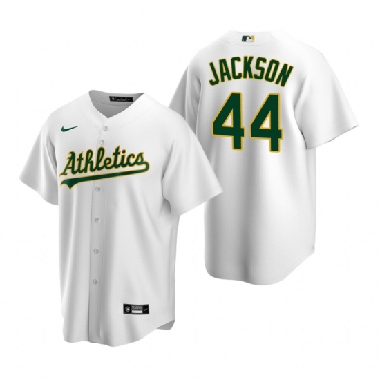 Mens Nike Oakland Athletics 44 Reggie Jackson White Home Stitched Baseball Jerse Mens Nike Oakland Athletics 44 Reggie Jackson White Home Stitched Baseball Jerse