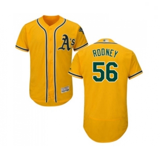 Mens Oakland Athletics 56 Fernando Rodney Gold Alternate Flex Base Authentic Collection Baseball Jersey Mens Oakland Athletics 56 Fernando Rodney Gold Alternate Flex Base Authentic Collection Baseball Jersey