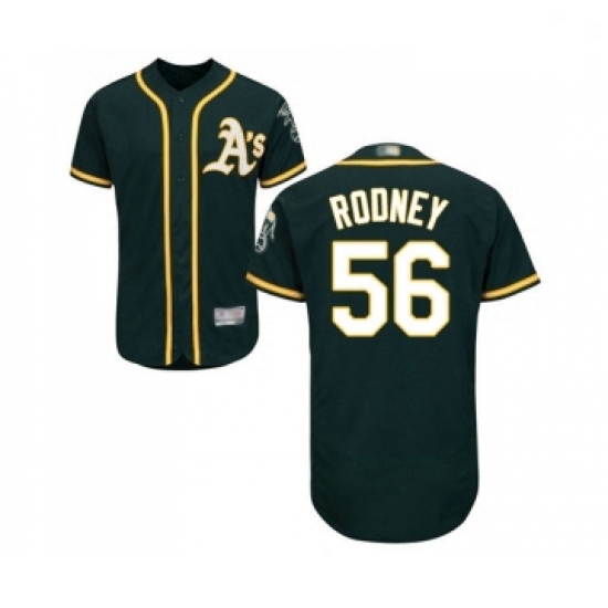 Mens Oakland Athletics 56 Fernando Rodney Green Alternate Flex Base Authentic Collection Baseball Jersey Mens Oakland Athletics 56 Fernando Rodney Green Alternate Flex Base Authentic Collection Baseball Jersey