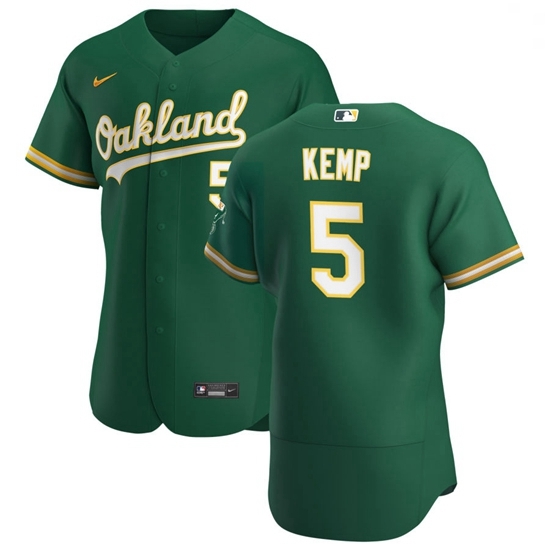 Oakland Athletics 5 Tony Kemp Men Nike Kelly Green Alternate 2020 Authentic Player MLB Jersey Oakland Athletics 5 Tony Kemp Men Nike Kelly Green Alternate 2020 Authentic Player MLB Jersey