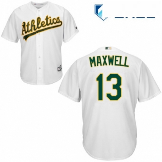 Youth Majestic Oakland Athletics 13 Bruce Maxwell Authentic White Home Cool Base MLB Jersey Youth Majestic Oakland Athletics 13 Bruce Maxwell Authentic White Home Cool Base MLB Jersey