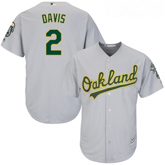Youth Majestic Oakland Athletics 2 Khris Davis Authentic Grey Road Cool Base MLB Jersey Youth Majestic Oakland Athletics 2 Khris Davis Authentic Grey Road Cool Base MLB Jersey