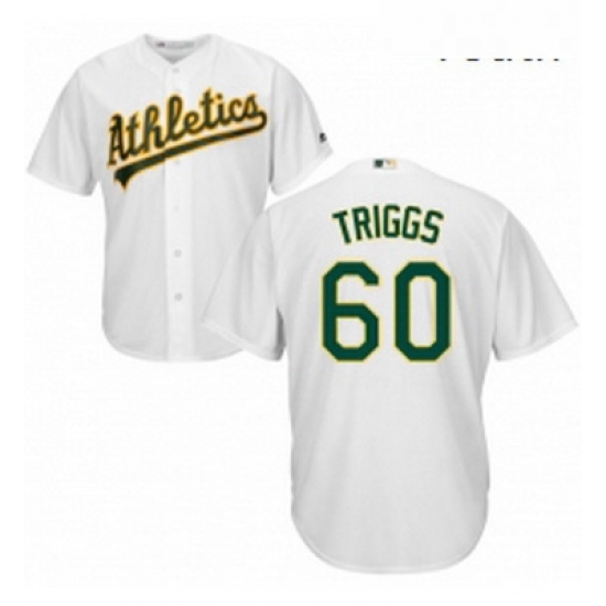 Youth Majestic Oakland Athletics 60 Andrew Triggs Authentic White Home Cool Base MLB Jersey Youth Majestic Oakland Athletics 60 Andrew Triggs Authentic White Home Cool Base MLB Jersey