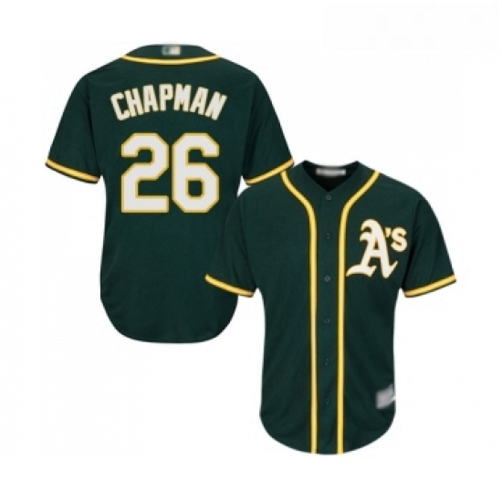Youth Oakland Athletics 26 Matt Chapman Replica Green Alternate 1 Cool Base Baseball Jersey Youth Oakland Athletics 26 Matt Chapman Replica Green Alternate 1 Cool Base Baseball Jersey