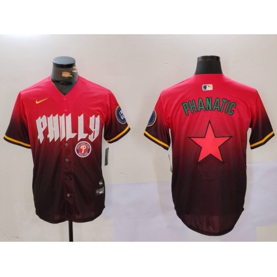 Men Philadelphia Phillies Phanatic Red City Connect Limited Stitched Jersey 1 Men Philadelphia Phillies Phanatic Red City Connect Limited Stitched Jersey 1
