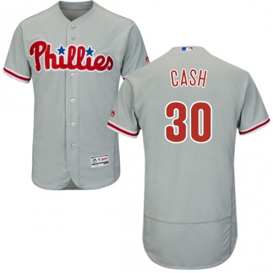 Mens Majestic Philadelphia Phillies 30 Dave Cash Grey Road Flex Base Authentic Collection MLB Jersey Mens Majestic Philadelphia Phillies 30 Dave Cash Grey Road Flex Base Authentic Collection MLB Jersey