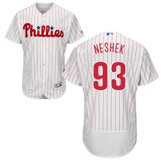Mens Majestic Philadelphia Phillies 93 Pat Neshek White Home Flex Base Authentic Collection MLB Jersey Mens Majestic Philadelphia Phillies 93 Pat Neshek White Home Flex Base Authentic Collection MLB Jersey