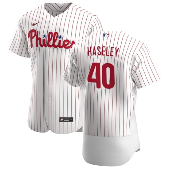 Philadelphia Phillies 40 Adam Haseley Men Nike White Home 2020 Authentic Player MLB Jersey Philadelphia Phillies 40 Adam Haseley Men Nike White Home 2020 Authentic Player MLB Jersey