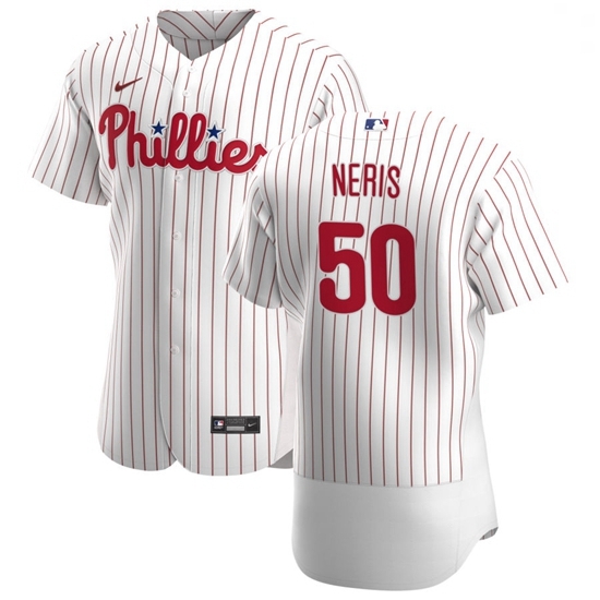 Philadelphia Phillies 50 Hector Neris Men Nike White Home 2020 Authentic Player MLB Jersey Philadelphia Phillies 50 Hector Neris Men Nike White Home 2020 Authentic Player MLB Jersey