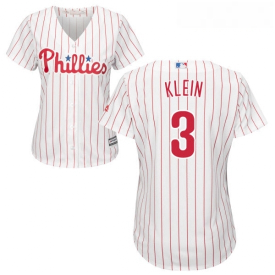 Womens Majestic Philadelphia Phillies 3 Chuck Klein Replica WhiteRed Strip Home Cool Base MLB Jersey Womens Majestic Philadelphia Phillies 3 Chuck Klein Replica WhiteRed Strip Home Cool Base MLB Jersey