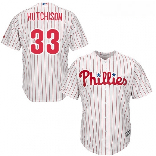 Youth Majestic Philadelphia Phillies 33 Drew Hutchison Authentic WhiteRed Strip Home Cool Base MLB Jersey Youth Majestic Philadelphia Phillies 33 Drew Hutchison Authentic WhiteRed Strip Home Cool Base MLB Jersey