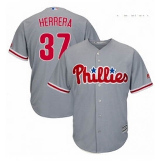 Youth Majestic Philadelphia Phillies 37 Odubel Herrera Authentic Grey Road Cool Base MLB Jersey Youth Majestic Philadelphia Phillies 37 Odubel Herrera Authentic Grey Road Cool Base MLB Jersey