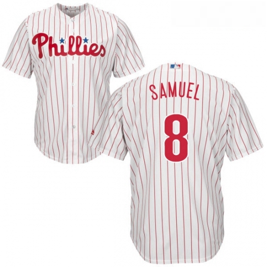 Youth Majestic Philadelphia Phillies 8 Juan Samuel Authentic WhiteRed Strip Home Cool Base MLB Jersey Youth Majestic Philadelphia Phillies 8 Juan Samuel Authentic WhiteRed Strip Home Cool Base MLB Jersey