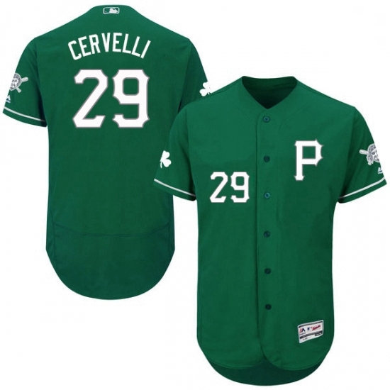 Mens Majestic Pittsburgh Pirates 29 Francisco Cervelli Green Celtic Flexbase Authentic Collection MLB Jersey Mens Majestic Pittsburgh Pirates 29 Francisco Cervelli Green Celtic Flexbase Authentic Collection MLB Jersey