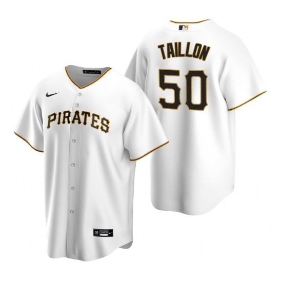 Mens Nike Pittsburgh Pirates 50 Jameson Taillon White Home Stitched Baseball Jersey Mens Nike Pittsburgh Pirates 50 Jameson Taillon White Home Stitched Baseball Jersey