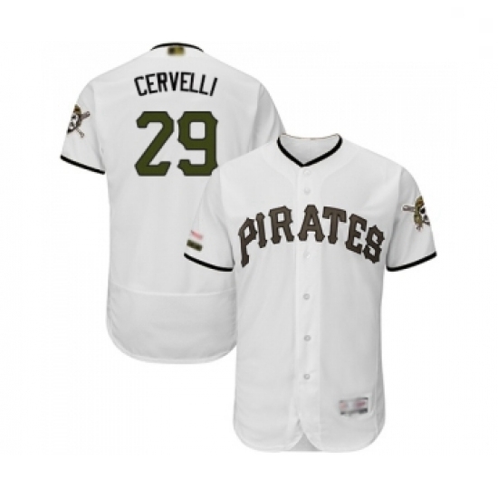 Mens Pittsburgh Pirates 29 Francisco Cervelli White Alternate Authentic Collection MLB Jersey Flex Base Basebal Mens Pittsburgh Pirates 29 Francisco Cervelli White Alternate Authentic Collection MLB Jersey Flex Base Basebal