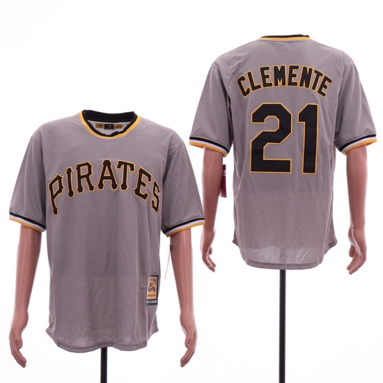 Pirates 21 Roberto Clemente Gray Cooperstown Collection Jersey Pirates 21 Roberto Clemente Gray Cooperstown Collection Jersey