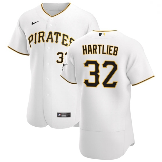 Pittsburgh Pirates 32 Geoff Hartlieb Men Nike White Home 2020 Authentic Player MLB Jersey Pittsburgh Pirates 32 Geoff Hartlieb Men Nike White Home 2020 Authentic Player MLB Jersey