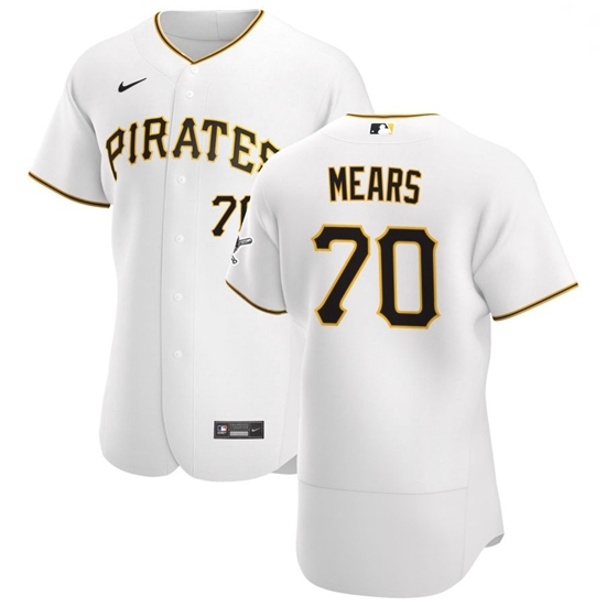 Pittsburgh Pirates 70 Nick Mears Men Nike White Home 2020 Authentic Player MLB Jersey Pittsburgh Pirates 70 Nick Mears Men Nike White Home 2020 Authentic Player MLB Jersey
