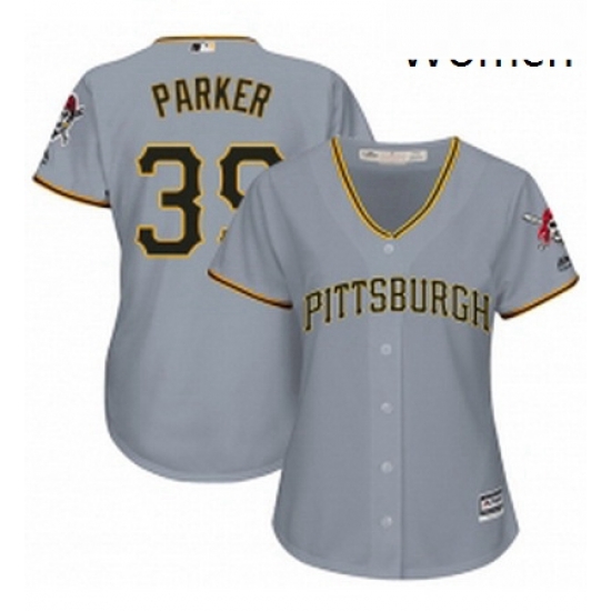Womens Majestic Pittsburgh Pirates 39 Dave Parker Authentic Grey Road Cool Base MLB Jersey Womens Majestic Pittsburgh Pirates 39 Dave Parker Authentic Grey Road Cool Base MLB Jersey