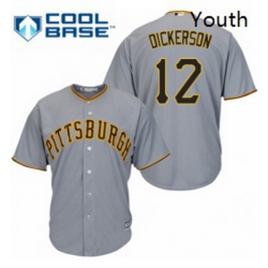 Youth Majestic Pittsburgh Pirates 12 Corey Dickerson Authentic Grey Road Cool Base MLB Jersey Youth Majestic Pittsburgh Pirates 12 Corey Dickerson Authentic Grey Road Cool Base MLB Jersey