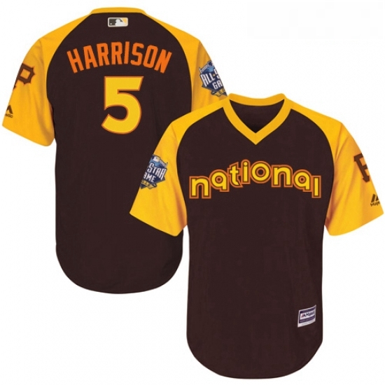 Youth Majestic Pittsburgh Pirates 5 Josh Harrison Authentic Brown 2016 All Star National League BP Cool Base MLB Jersey Youth Majestic Pittsburgh Pirates 5 Josh Harrison Authentic Brown 2016 All Star National League BP Cool Base MLB Jersey