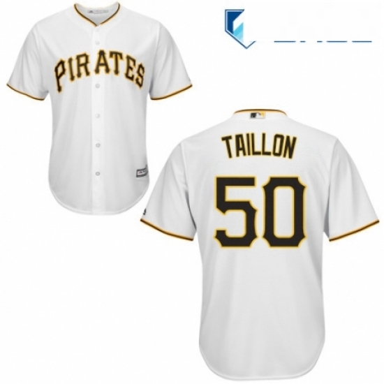Youth Majestic Pittsburgh Pirates 50 Jameson Taillon Replica White Home Cool Base MLB Jersey Youth Majestic Pittsburgh Pirates 50 Jameson Taillon Replica White Home Cool Base MLB Jersey