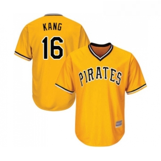 Youth Pittsburgh Pirates 16 Jung ho Kang Replica Gold Alternate Cool Base Baseball Jersey Youth Pittsburgh Pirates 16 Jung ho Kang Replica Gold Alternate Cool Base Baseball Jersey