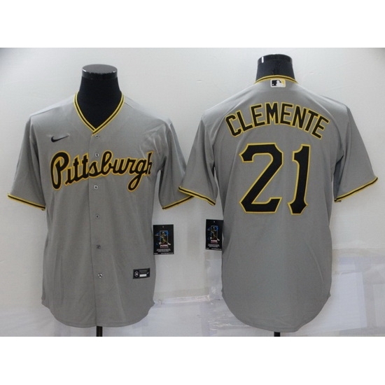 Youth Pittsburgh Pirates 21 Roberto Clemente Grey Cool Base Stitched jersey Youth Pittsburgh Pirates 21 Roberto Clemente Grey Cool Base Stitched jersey