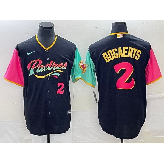 Men San Diego Padres 2 Xander Bogaerts 2022 Black City Connect With Patch Cool Base Stitched Baseball Jersey Men San Diego Padres 2 Xander Bogaerts 2022 Black City Connect With Patch Cool Base Stitched Baseball Jersey